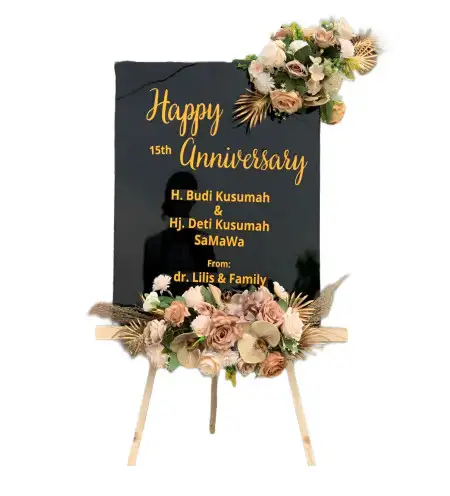 Papan Bunga Akrilik Manyar